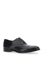 Black Leather Lace-up Shoes 1