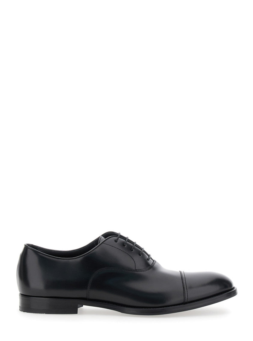Black Leather Lace-up Shoes 2