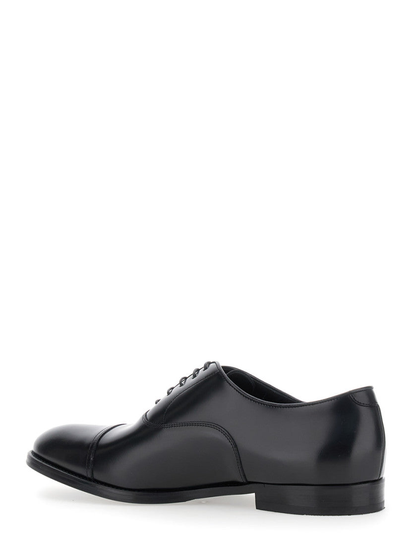 Black Leather Lace-up Shoes 3