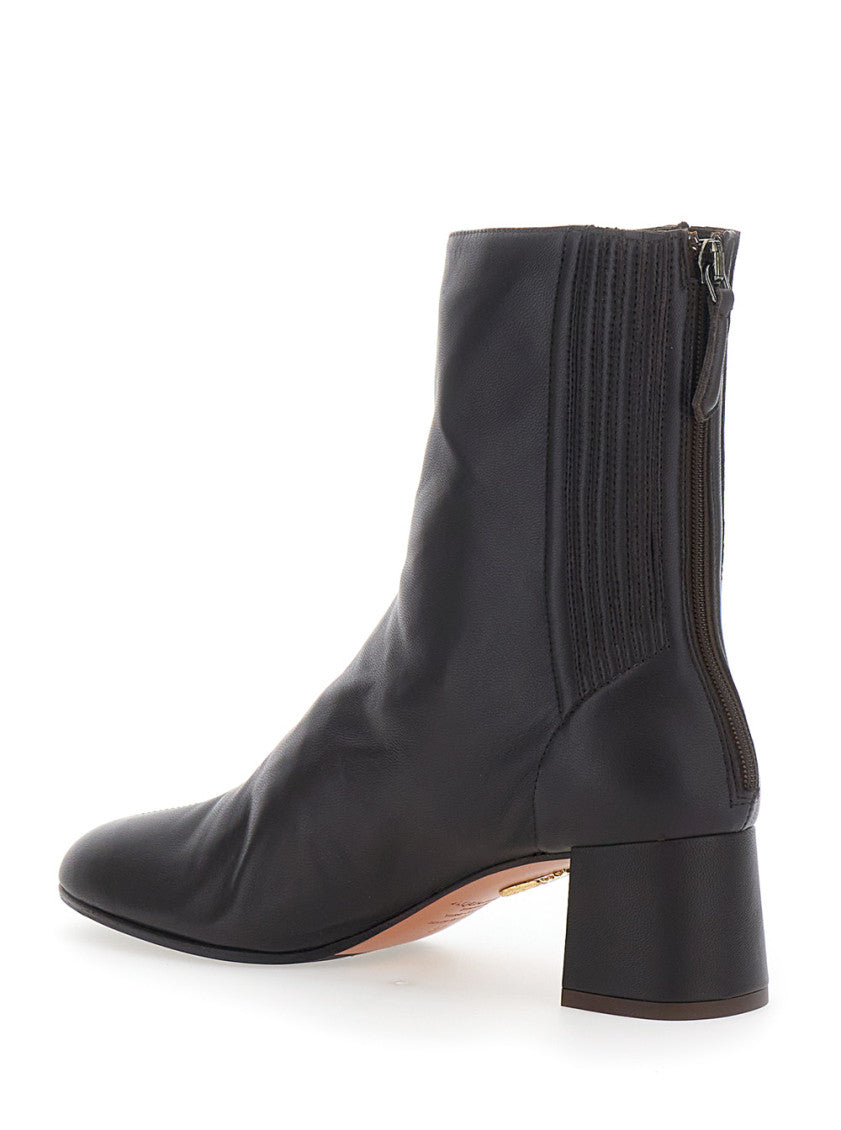 Brown Leather Ankle Boots 3
