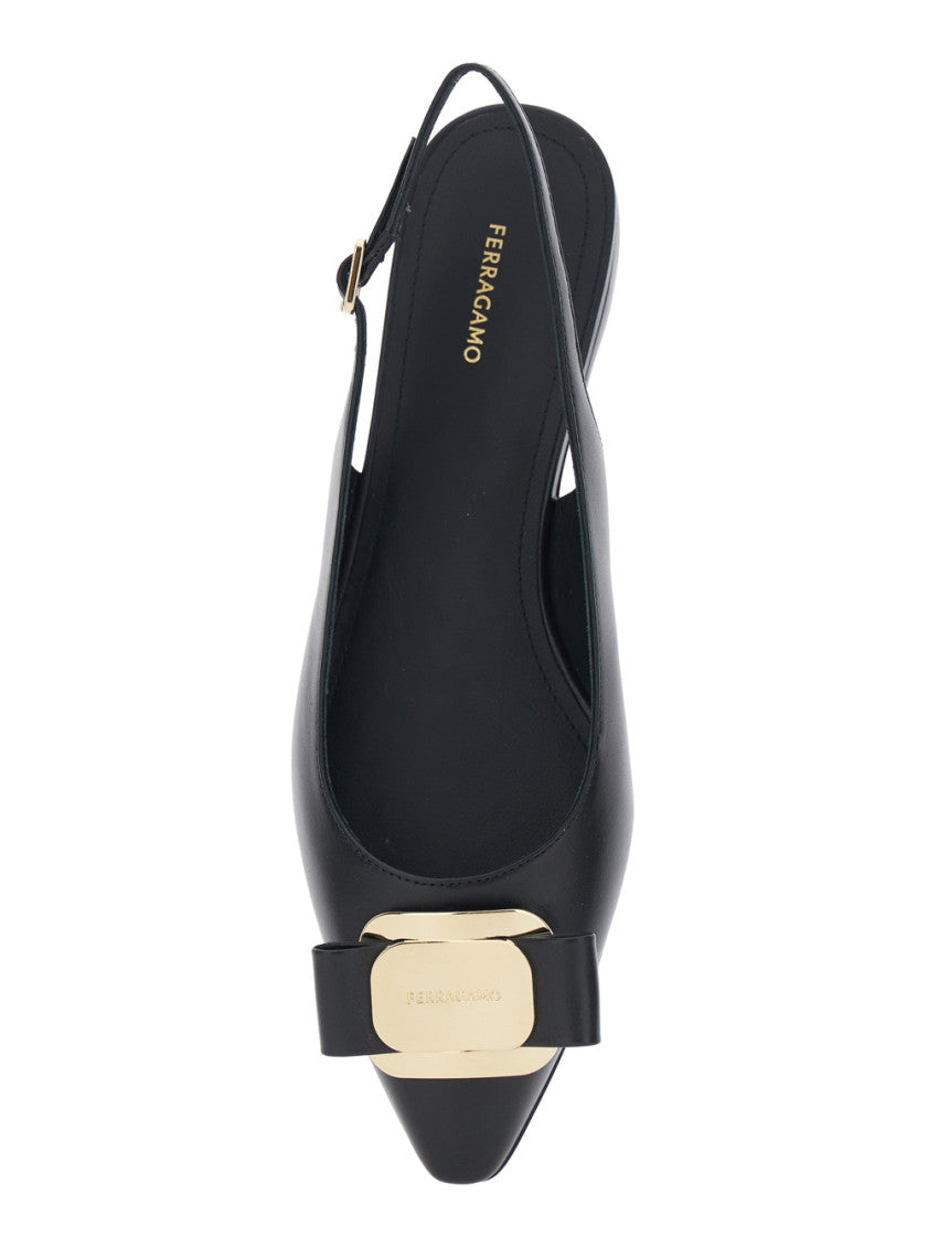 Black Slingback Ballet Flats 3