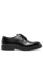 Black Leather Lace-up Shoes 1