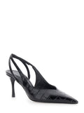 Black Slingback Pumps 1