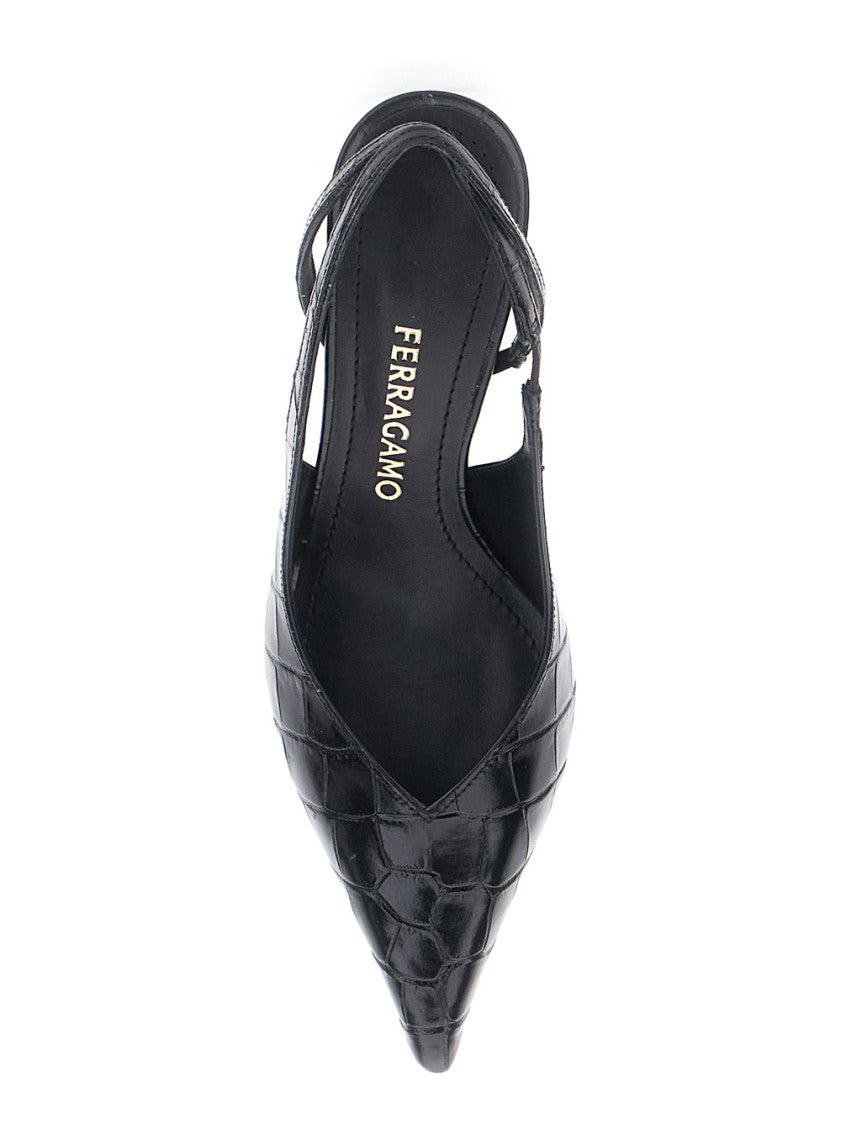 Black Slingback Pumps 3
