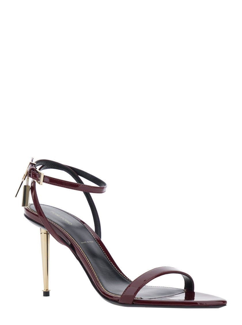 Bordeaux Leather High Heel 2