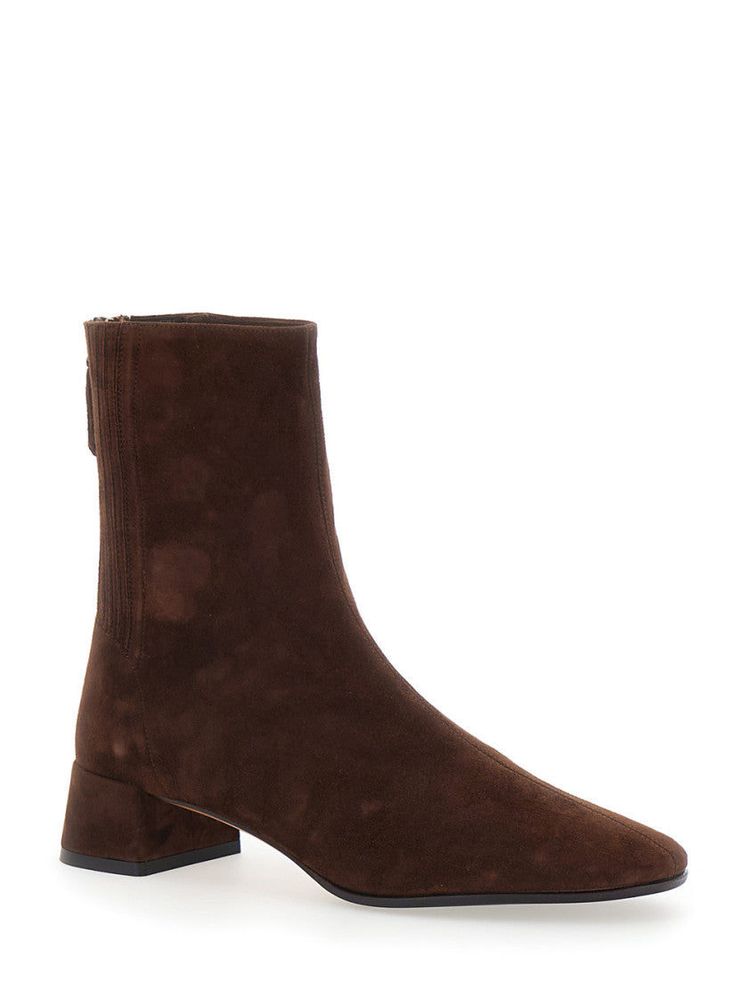 Brown Suede Ankle Boots 2
