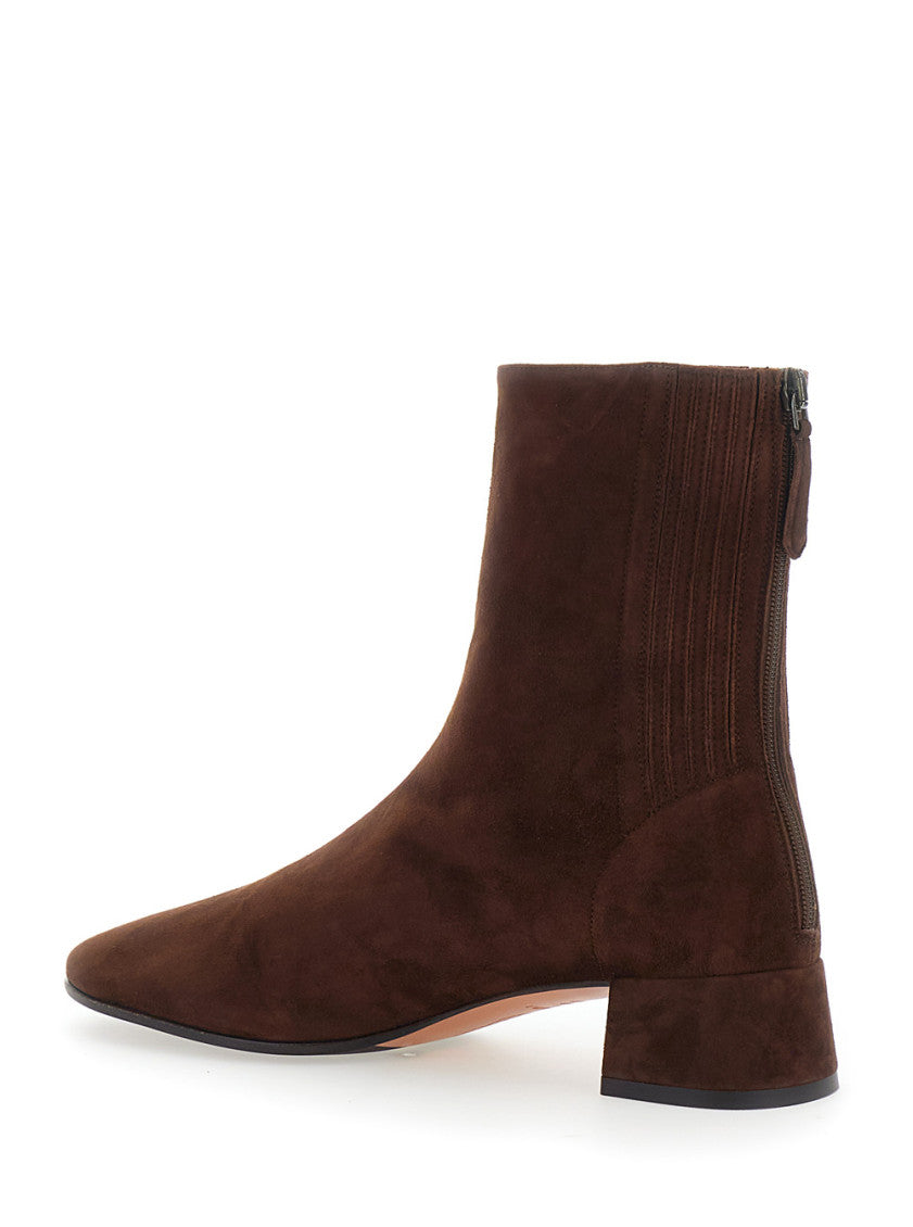 Brown Suede Ankle Boots 3