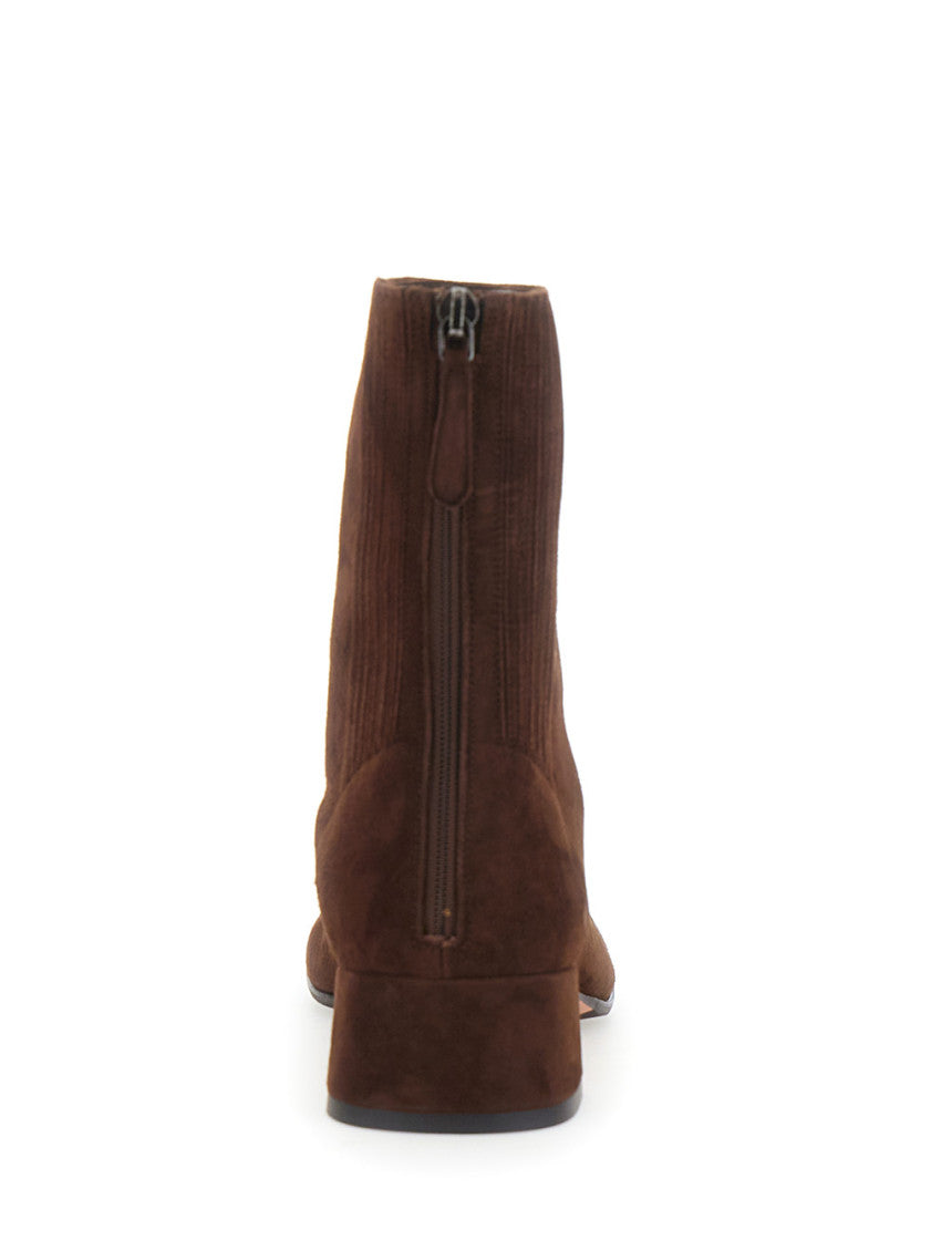 Brown Suede Ankle Boots 4