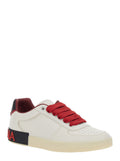 White Low Top Sneakers 1