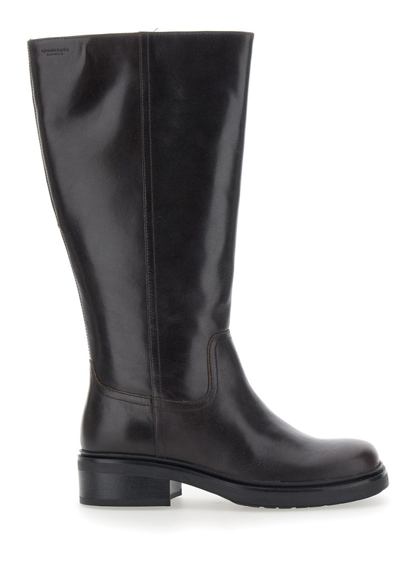 Dark Brown Leather Boots 1