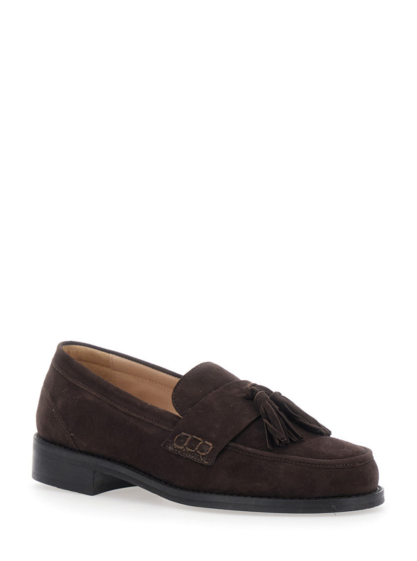 Brown Tassel Loafers 2