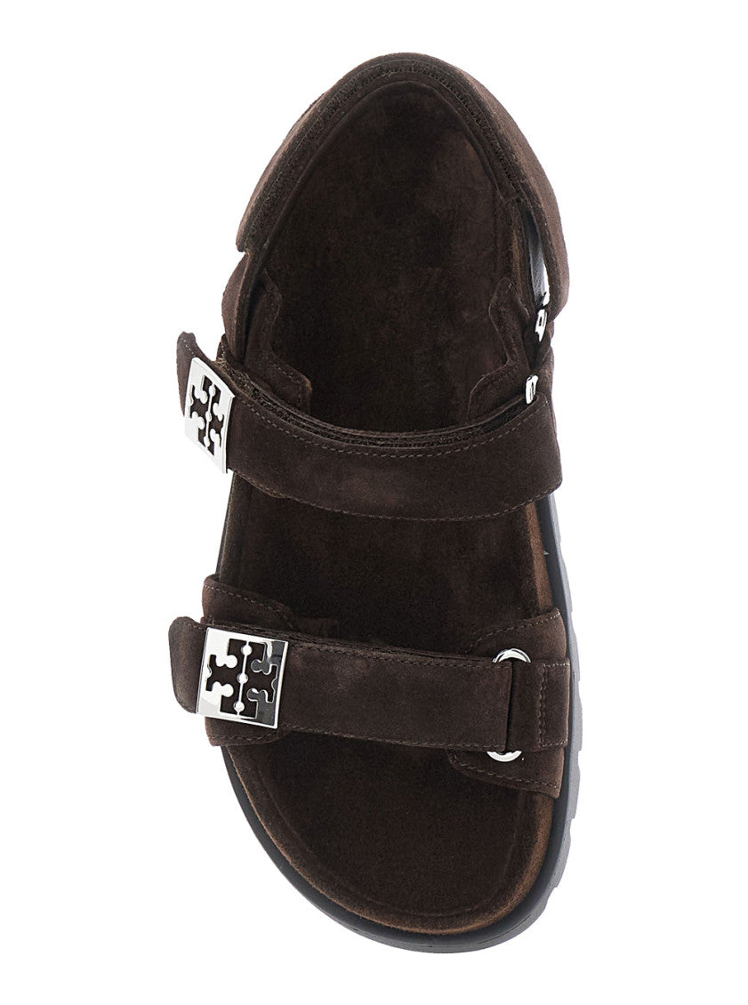 Brown Slingback Sandals 4