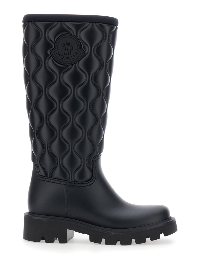 Black Logo Boots 1