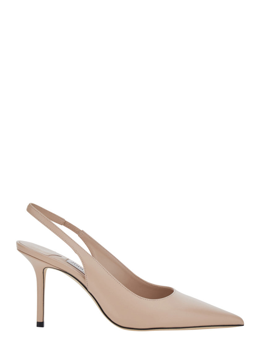 Beige Slingback Pumps 1
