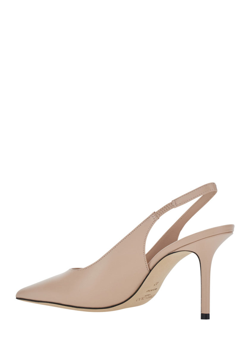 Beige Slingback Pumps 3