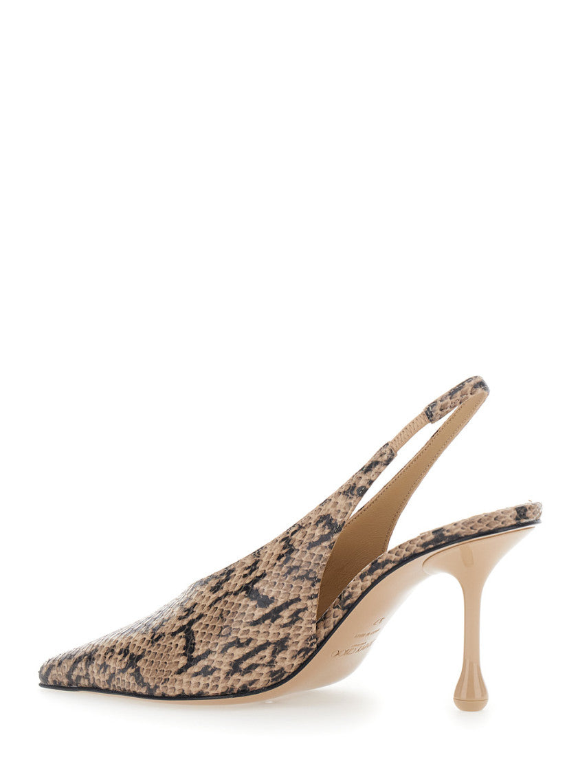 Beige Slingback Pumps 3