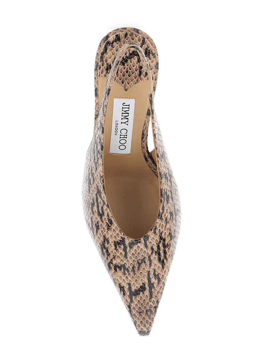 Beige Slingback Pumps 4