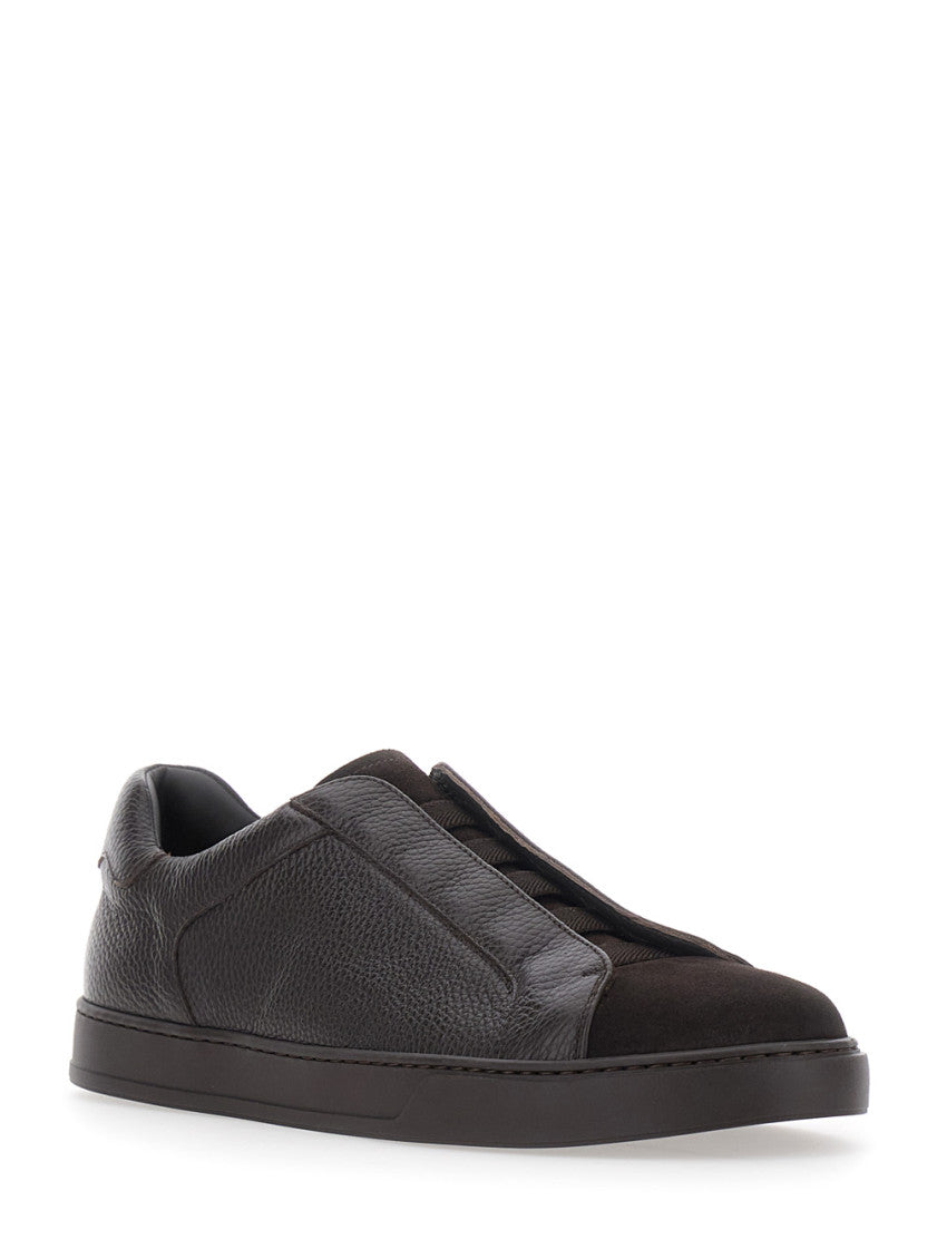 Brown Low Top Sneakers 2