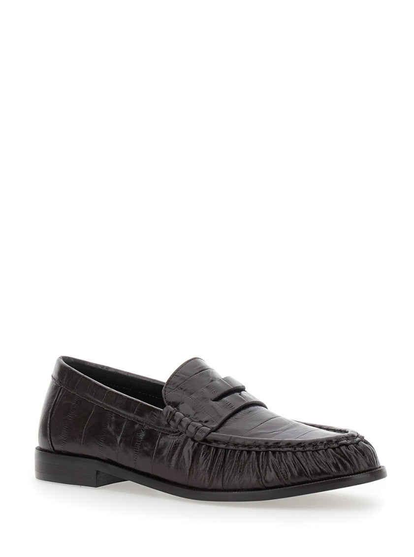 Brown Leather Loafers 2