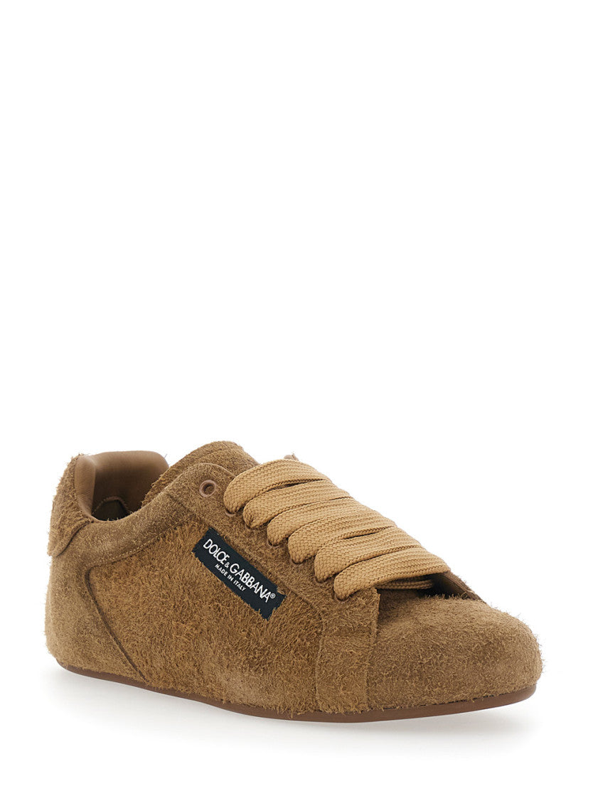 Brown Lace-up Sneakers 2