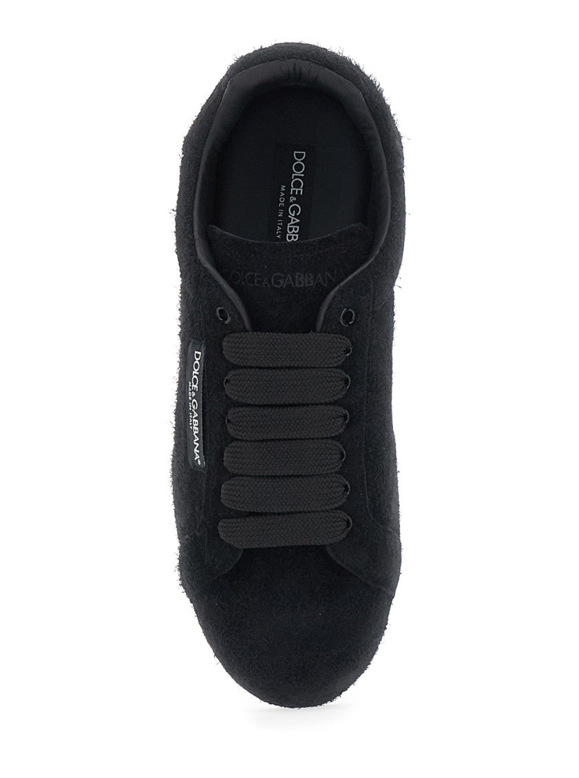 Black Lace-up Sneakers 4