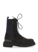 Brown Lace-up Ankle Boots 1