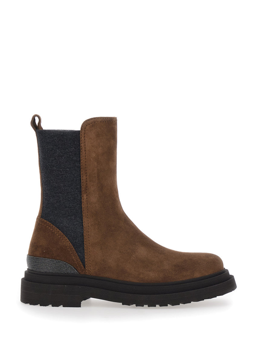 Brown Suede Ankle Boots 1