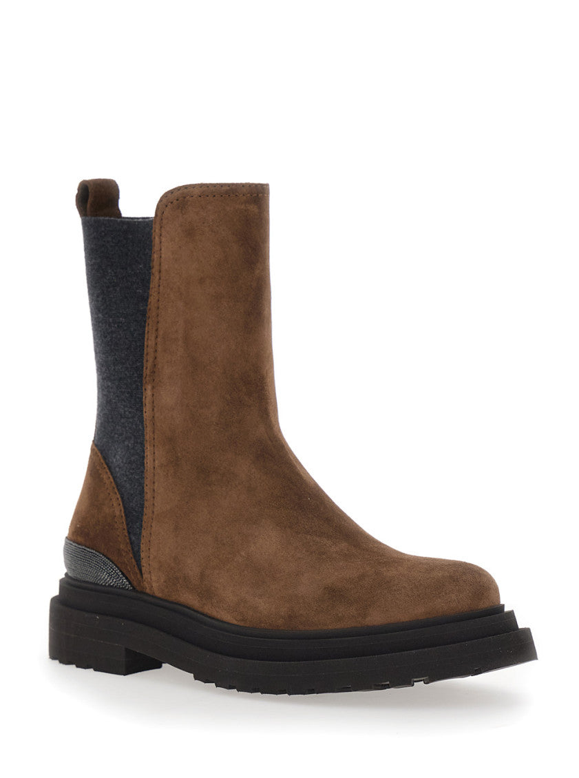 Brown Suede Ankle Boots 2