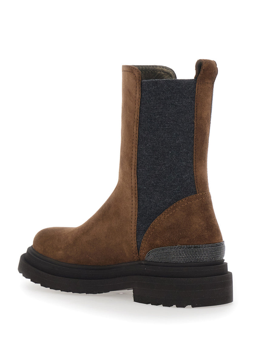 Brown Suede Ankle Boots 3