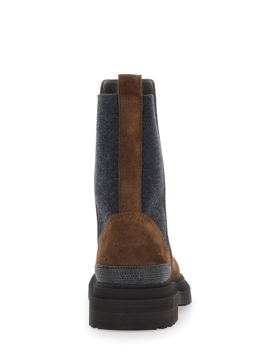 Brown Suede Ankle Boots 4