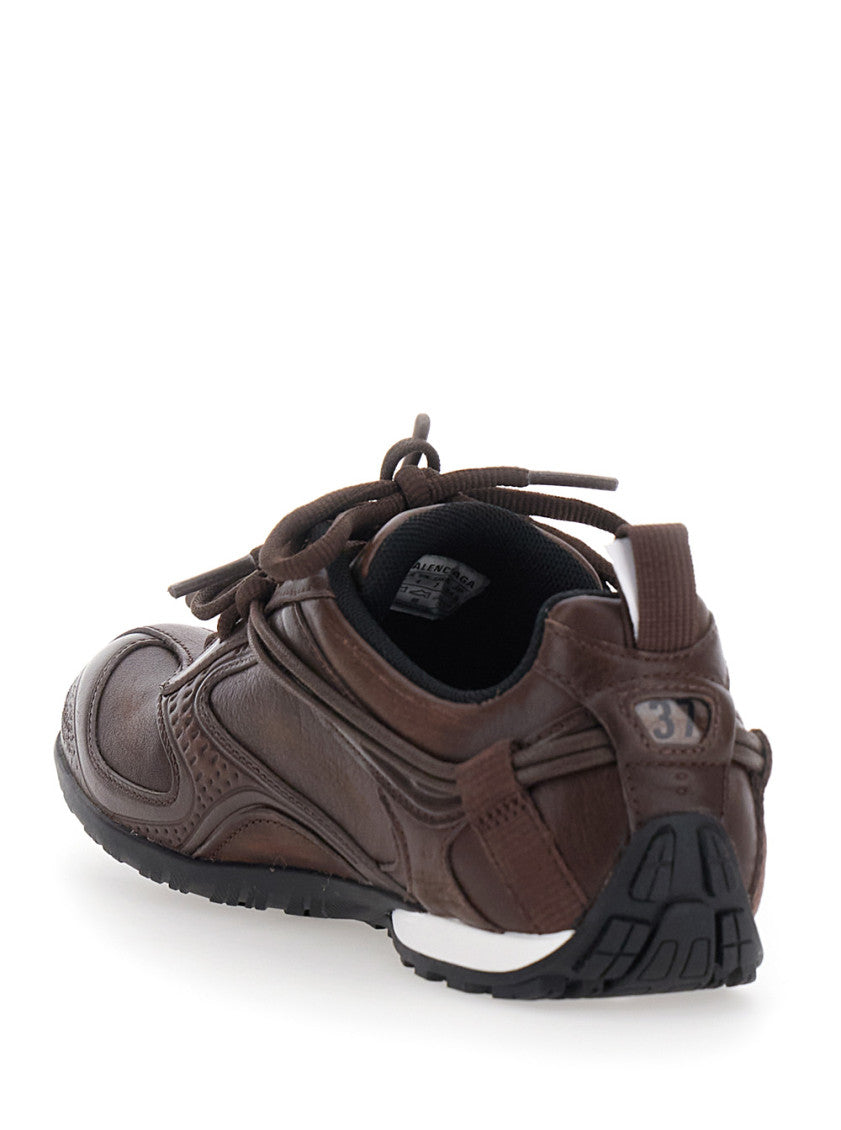 Brown Low Top Sneakers 3
