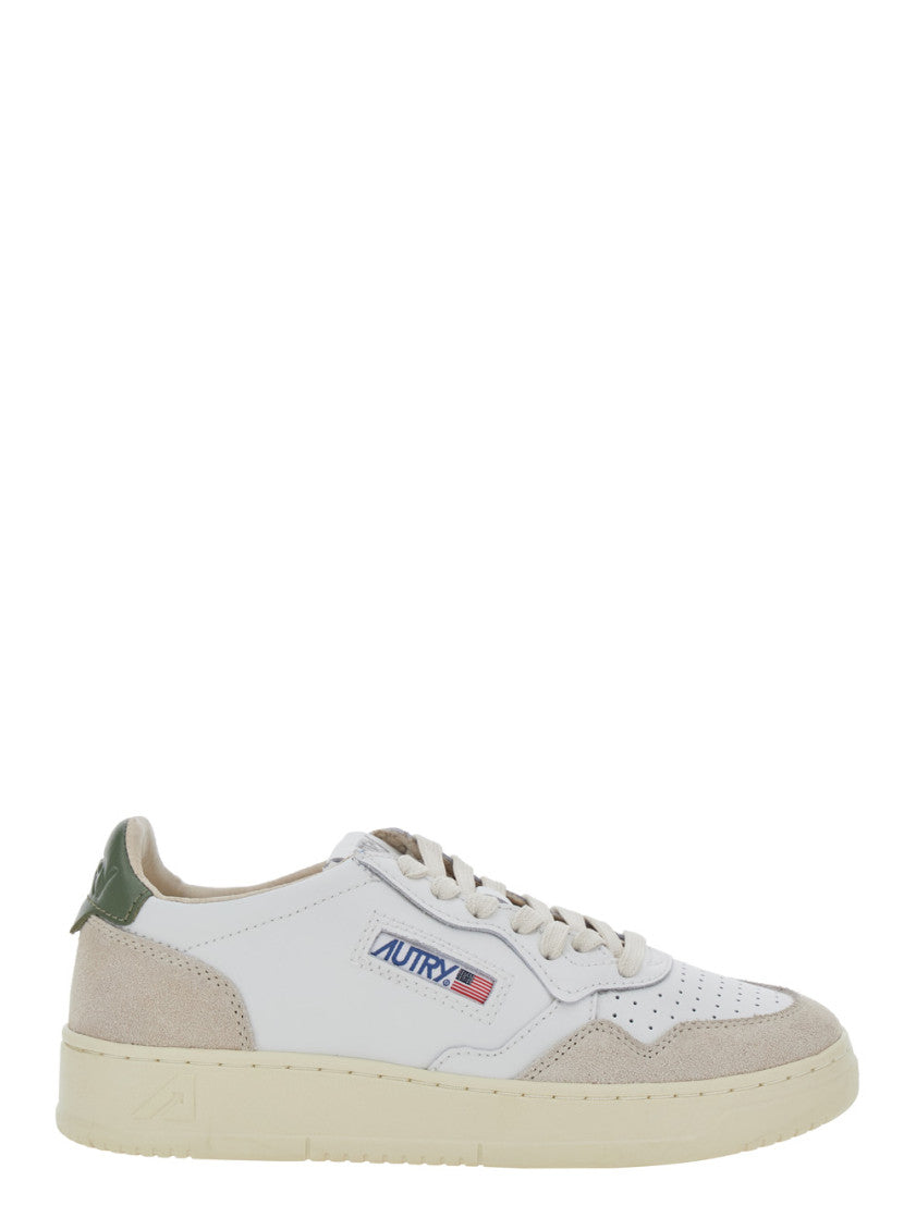White Low Top Sneakers 1