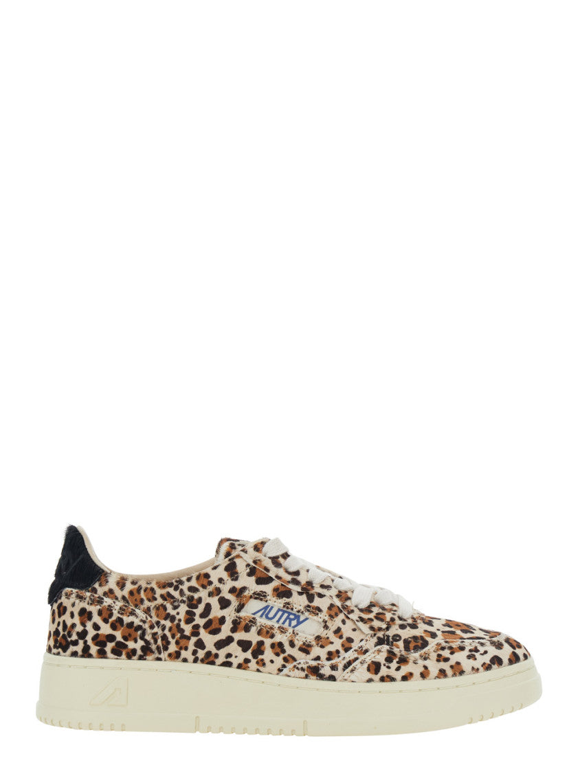 Brown Logo Sneakers 1
