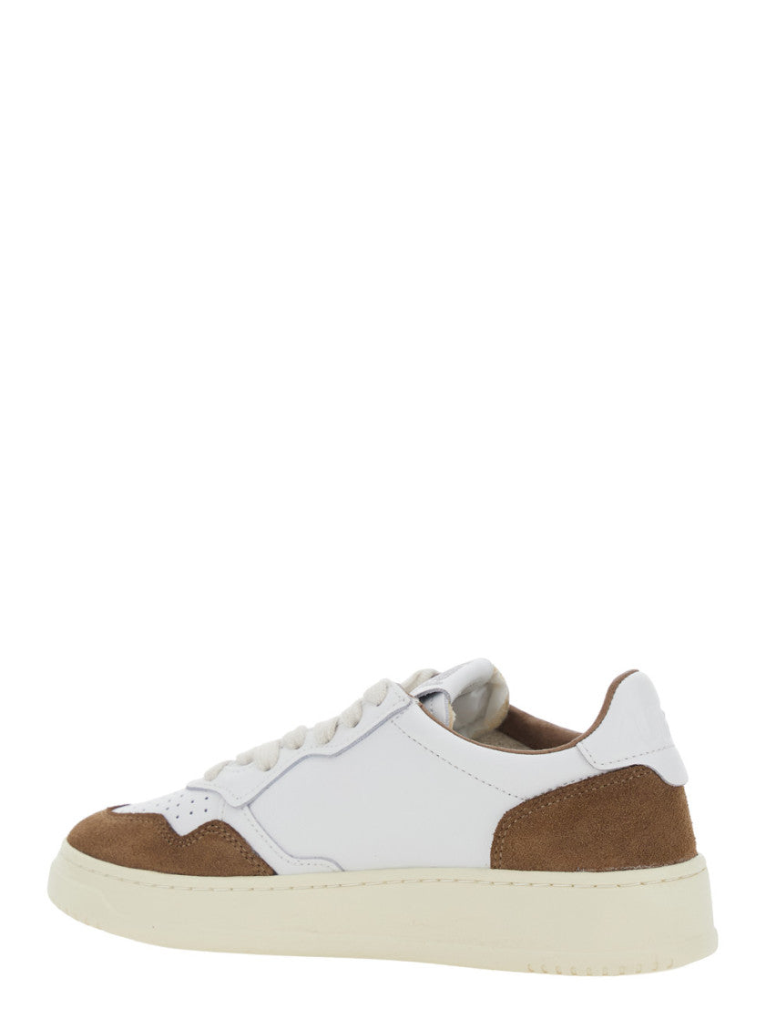 White Color-block Sneakers 3