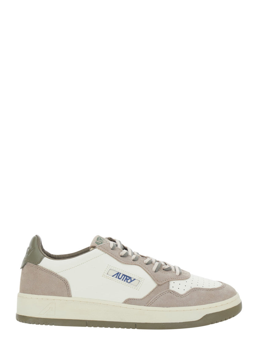 Beige Low Top Sneakers 1