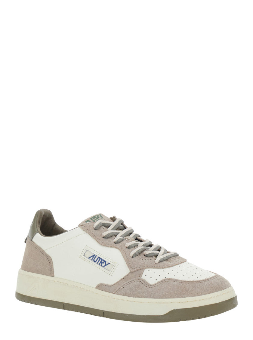 Beige Low Top Sneakers 2