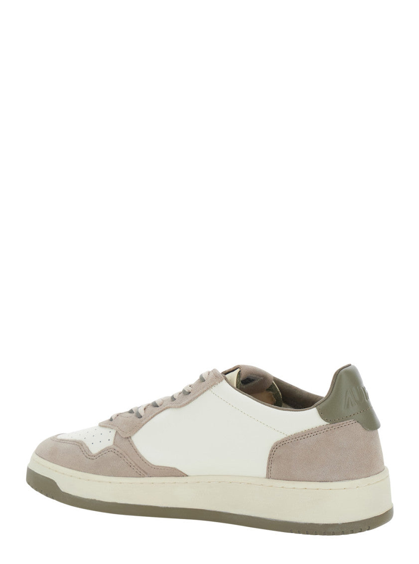 Beige Low Top Sneakers 3