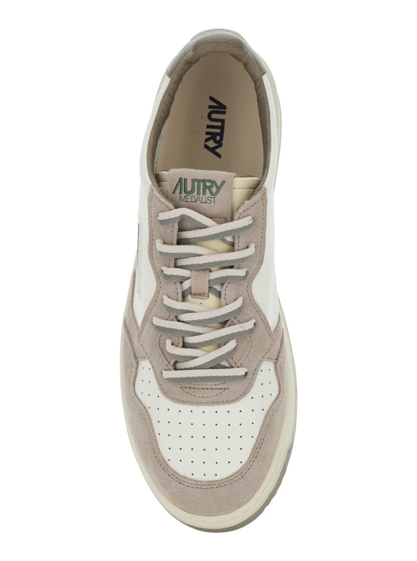 Beige Low Top Sneakers 4