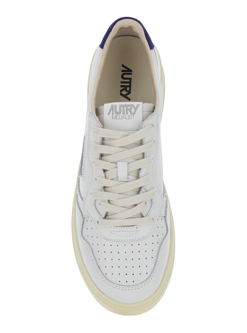 White Medalist Low Sneakers 4