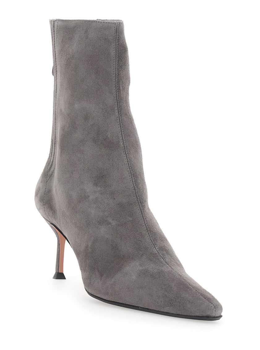 Gray Ankle Boots 2