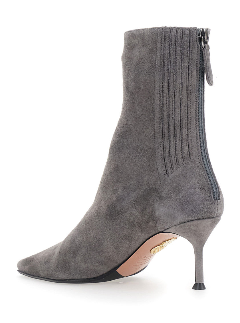 Gray Ankle Boots 3