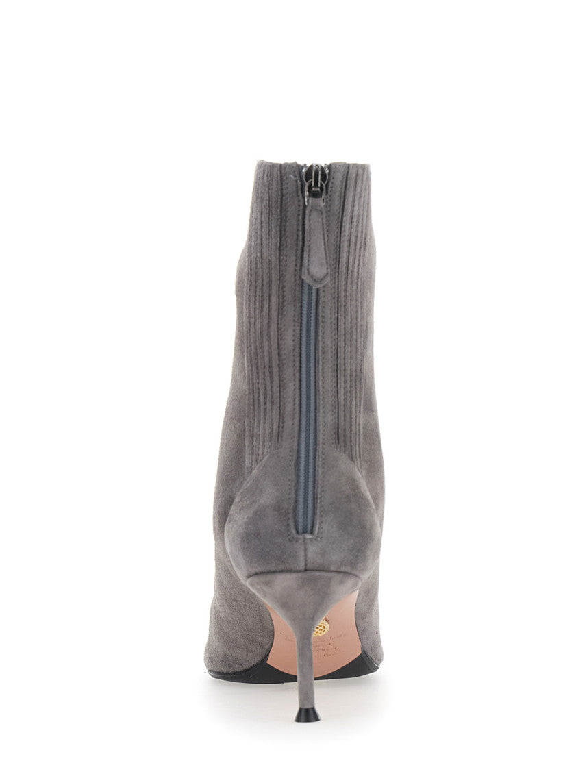 Gray Ankle Boots 4