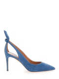 Blue Pointed Toe Pumps 1