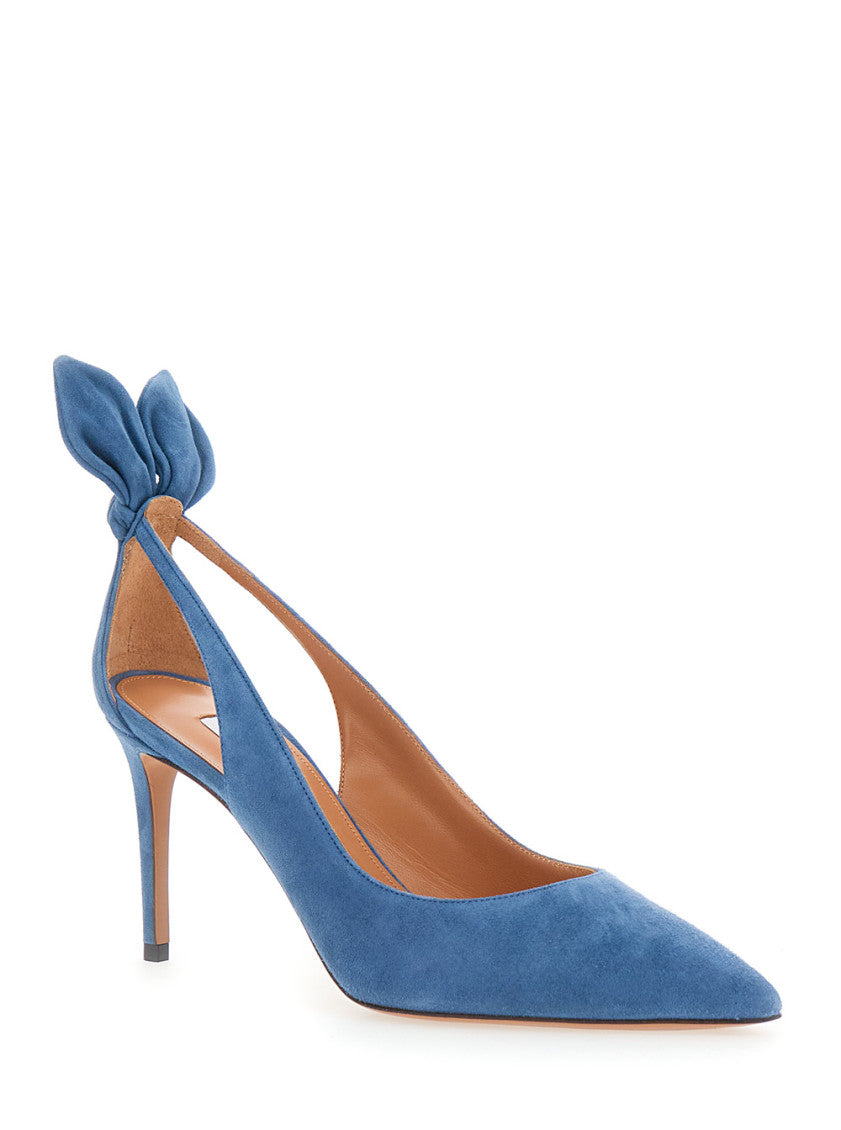 Blue Pointed Toe Pumps 2