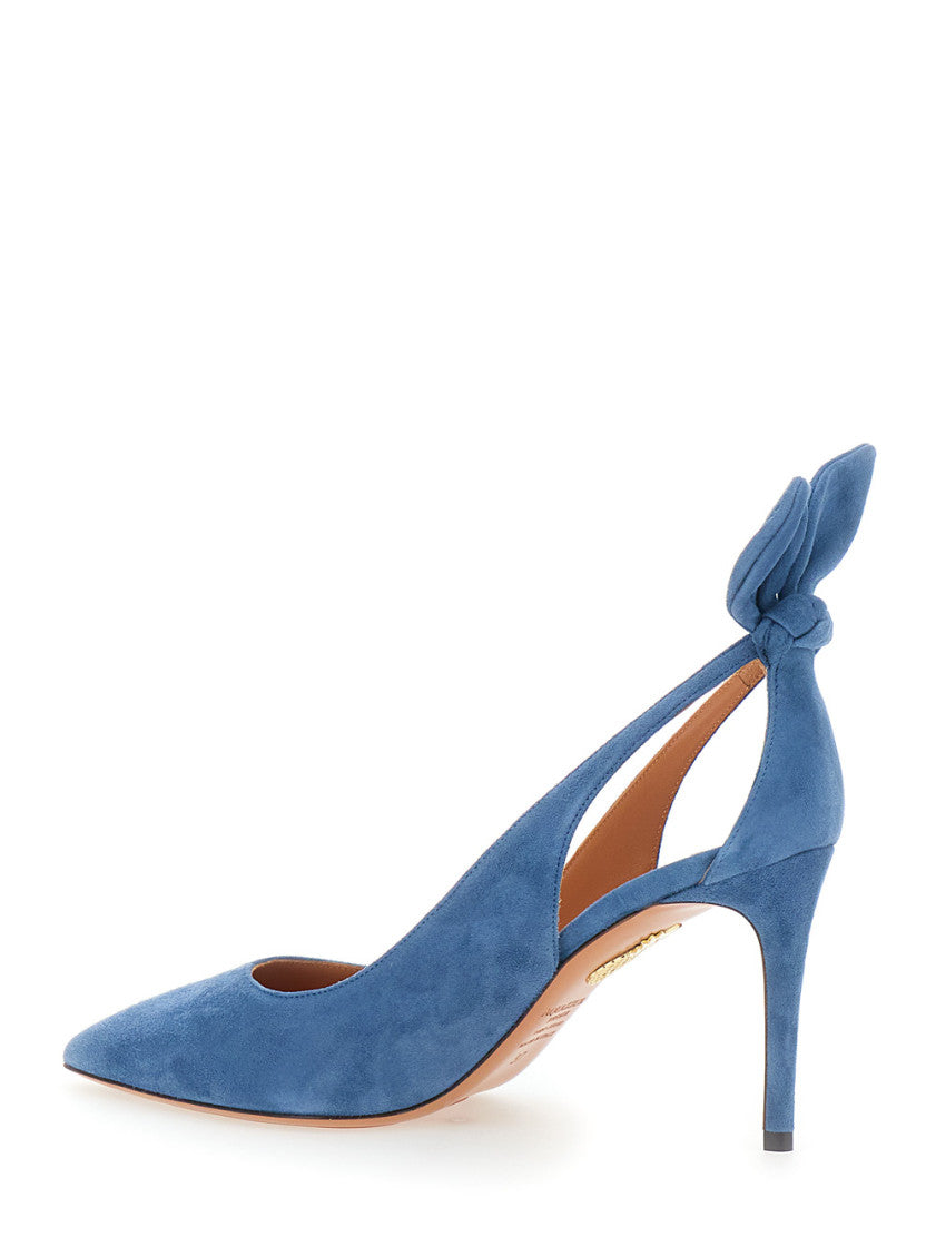 Blue Pointed Toe Pumps 3