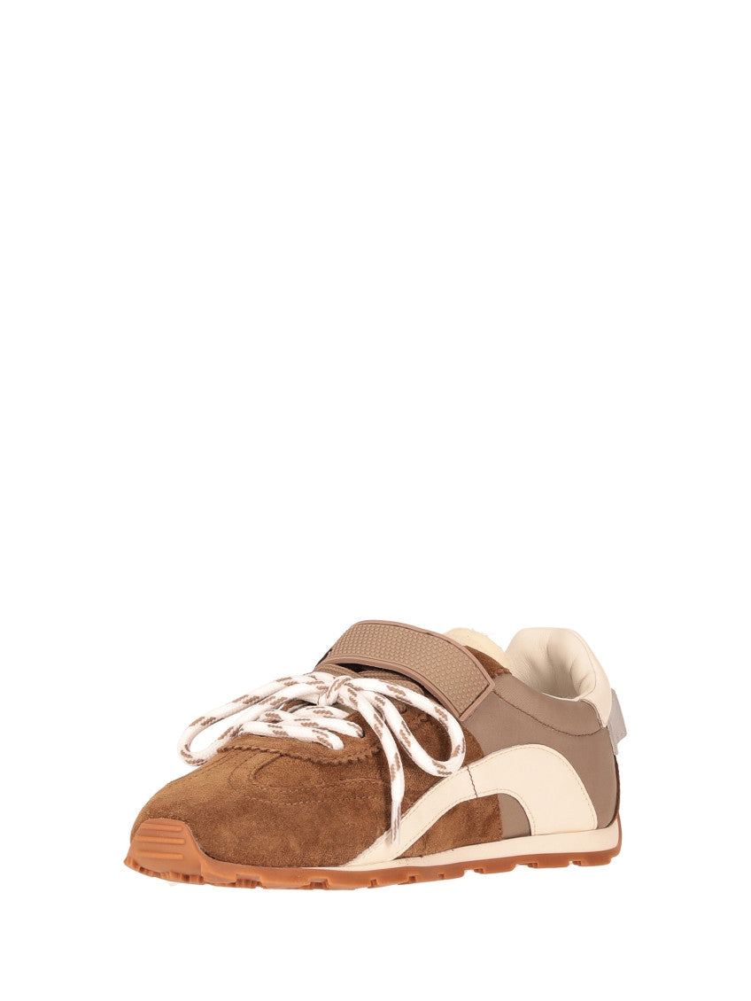 Brown Logo Sneakers 3