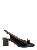 Black Leather Pumps 1
