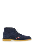 Blue Lace-Up Boots 1