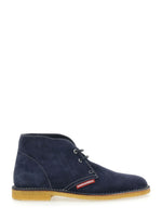 Blue Lace-Up Boots 1