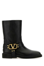 Black Leather Boots 1